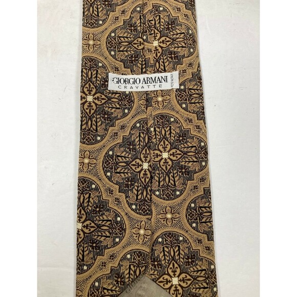 GIORGIO ARMANI Cravatte Men's Silk Necktie ITALY Luxury EUC - Picture 2 of 2
